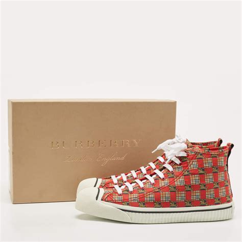 burberry kingly high top sneakers|Burberry Men's Kingly High.